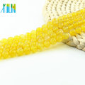 Fashion Citrine Agate Round Natural Gemstone Beads wholesale , L-0578